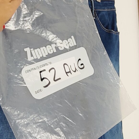 R Jeans Women's Blue Cotton Blend The Curvy Super High Rise Skinny Jean Size 34 - Picture 13 of 13